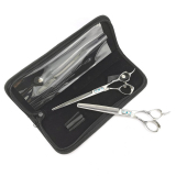 Raven Creativ Scheren Set - Creativ Haarschere und Creativ Modelierschere mit Scheren-Etui