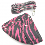 Scherentasche mit Gurt in zwei Farben - Kunstleder