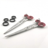 Tierschere Raven Supra - Robuste Hundeschere mit Fingerringe