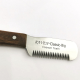 Trimmmesser RAVEN Classic - stumpf - nicht schneidend - Linkshand - für alle Trimmrassen