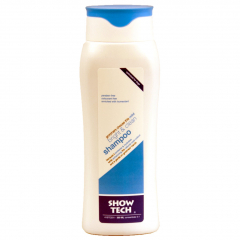 Show Tech Bright & Clean Shampoo - weißes Hundefell - Tiefenreinigung - Glanz und frische mit Farbaufheller - 5:1 - plus 500 ml Mixflasche Gratis