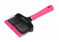 Show Tech+ Flex Groom Professional Slicker - Double Soft - Doppeltbreite Zupfbrste - Weich